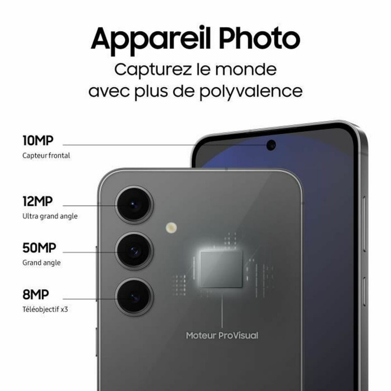 Smartphone Samsung Galaxy S24 FE 5G 6,7" 8 GB RAM 128 GB Cinzento