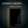 External Hard Drive INTENSO 6021512 Black 4 TB HDD