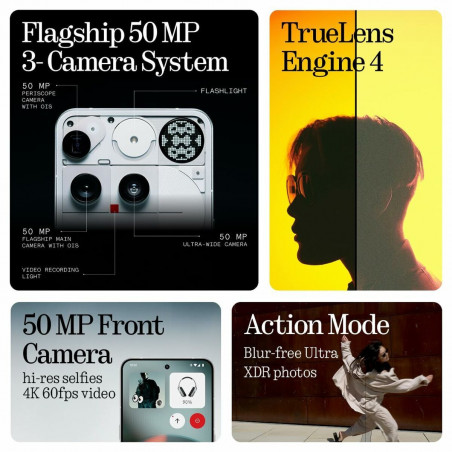 Smartphone Nothing PHONE 3 FLAGSHIP 6,67" 12 GB RAM 256 GB Blanco