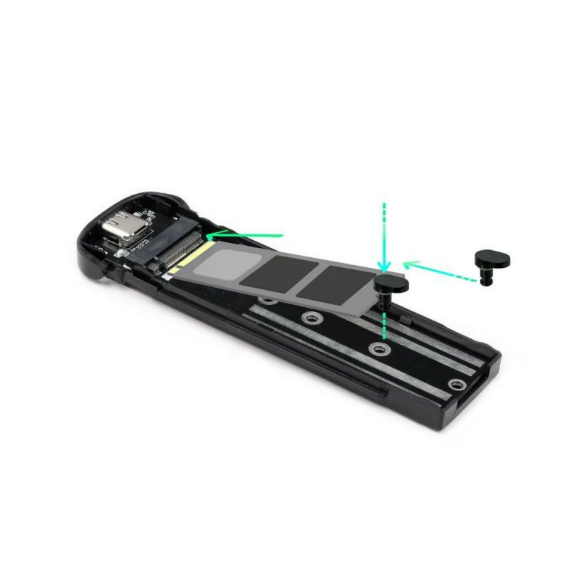 Externe Box TooQ Silberfarben