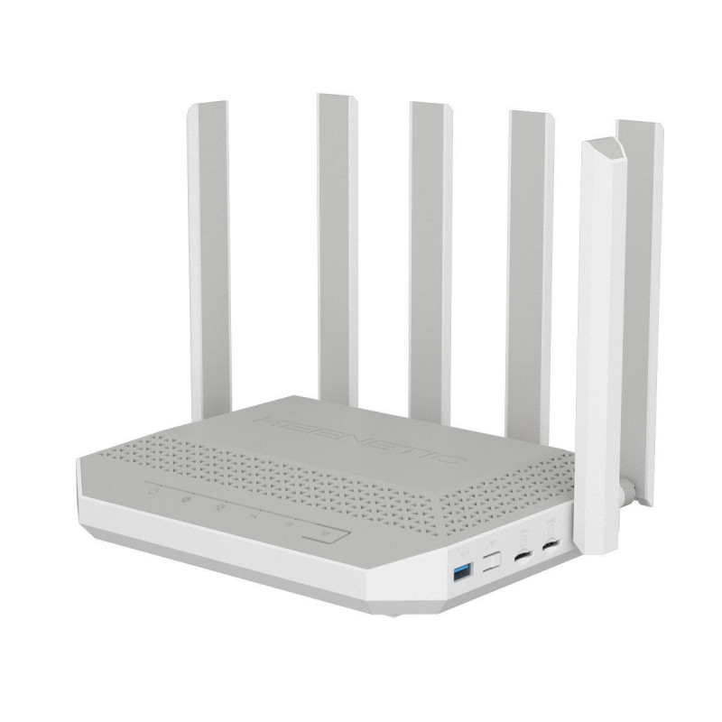 Router Keenetic KN-4110-01-EU Bianco Grigio USB 2.0 Ethernet LAN Wi-Fi 6 GHz