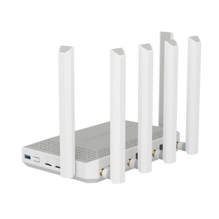 Router Keenetic KN-4110-01-EU Blanco Gris USB 2.0 Ethernet LAN Wi-Fi 6 GHz