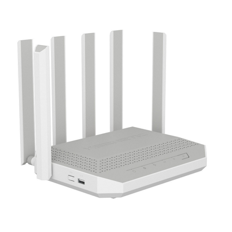 Router Keenetic KN-4110-01-EU Blanc Gris USB 2.0 Ethernet LAN Wi-Fi 6 GHz