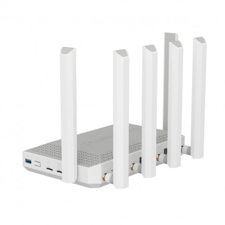 Router Keenetic KN-4110-01-EU White Grey USB 2.0 Ethernet LAN Wi-Fi 6 GHz