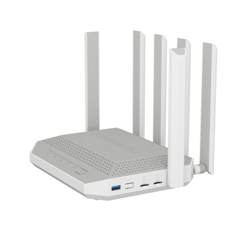 Router Keenetic KN-4110-01-EU White Grey USB 2.0 Ethernet LAN Wi-Fi 6 GHz
