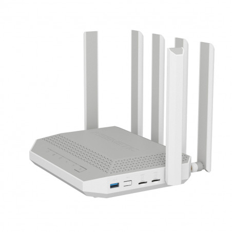 Router Keenetic KN-4110-01-EU Blanco Gris USB 2.0 Ethernet LAN Wi-Fi 6 GHz