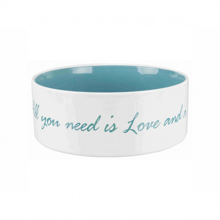 Dog Feeder Trixie Pet's Home Blue Cream Ø 12 cm 300 ml