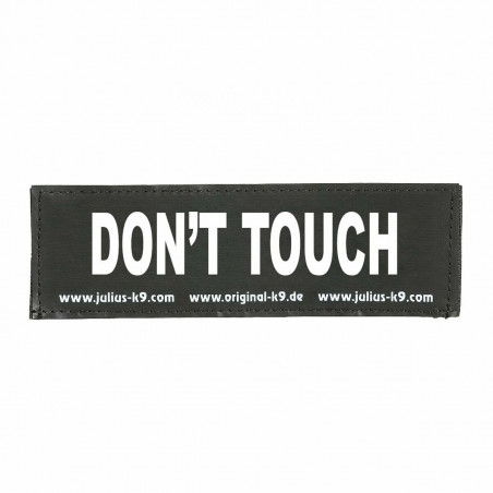 Harness tags Julius K9 DON'T TOUCH S White Black (2 Units)