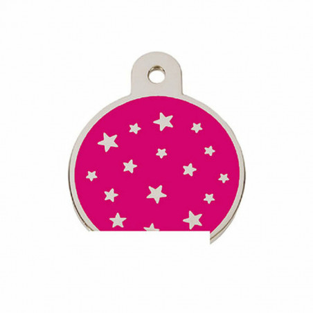 Placa identificativa para collar Imarc PetScribe Passion Rosa Plata
