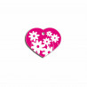 Placa identificativa para colar Imarc Heart Cor de Rosa
