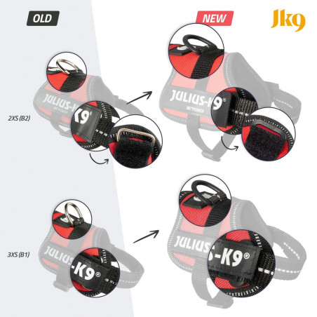 Arnês para Cães Julius K9 Power Preto M