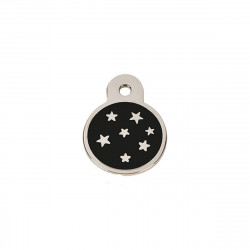 Placa identificativa para colar Imarc PetScribe Passion Preto Prata