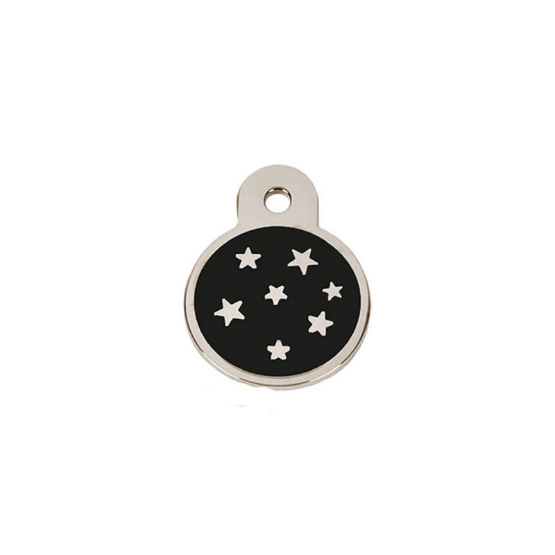 Targhetta per collana Imarc PetScribe Passion Nero Argento