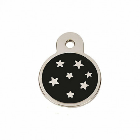 Targhetta per collana Imarc PetScribe Passion Nero Argento