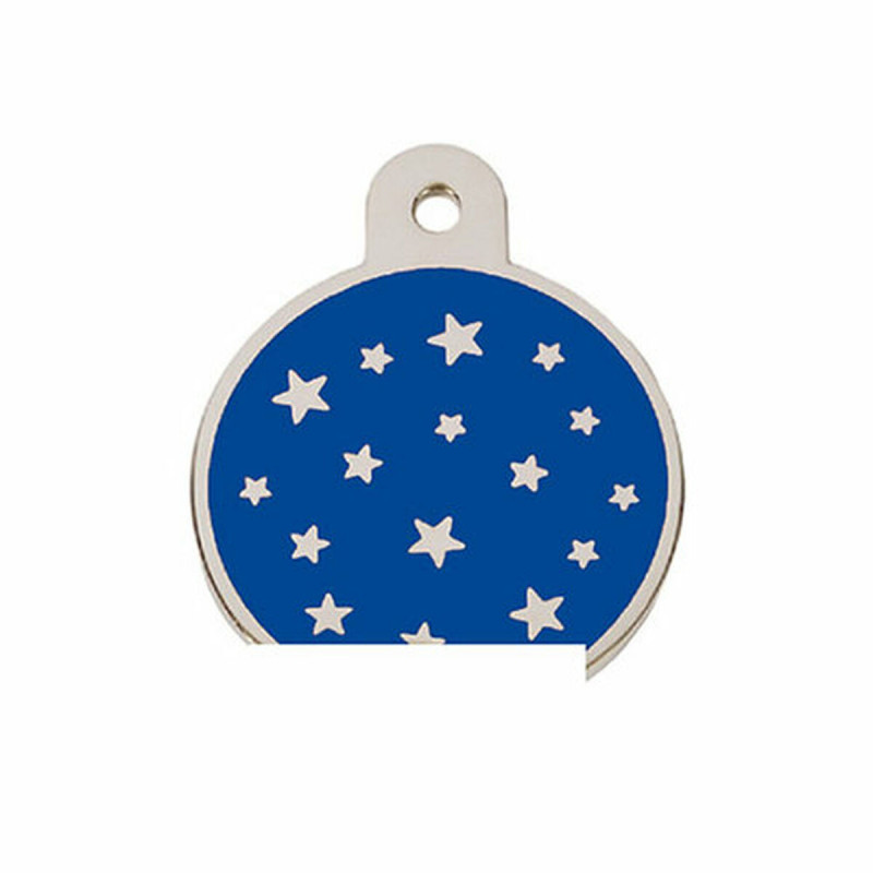 Targhetta per collana Imarc PetScribe Passion Azzurro Argento