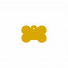Identification plate for collar Imarc Bone Yellow Golden