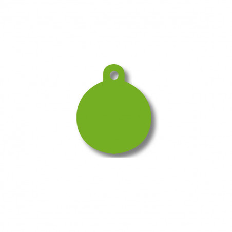 Placa identificativa para colar Imarc Circle Verde