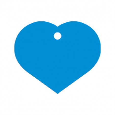 Identifikationsschild für Halsband Imarc Heart Blau