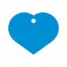Identification plate for collar Imarc Heart Blue