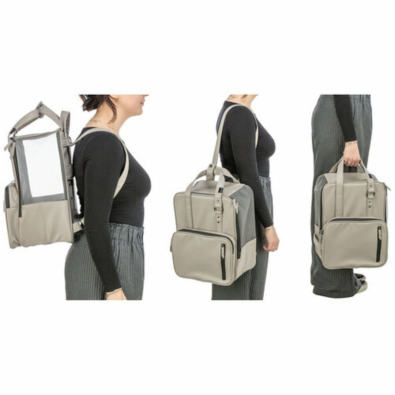 Pet Handbag Trixie CityStyle Light grey 30 × 20 × 40 CM