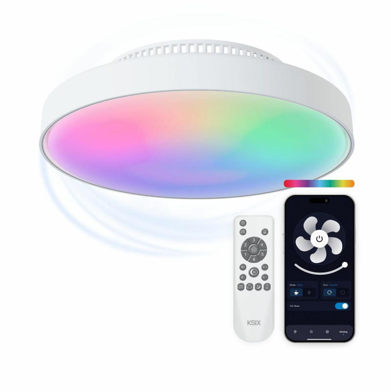 Ventilador de Teto com Luz KSIX Mistral 4000 Lm