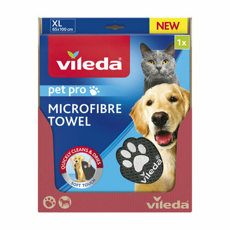 Serviette en Microfibre Vileda 172651 Gris XL 65 x 100 cm