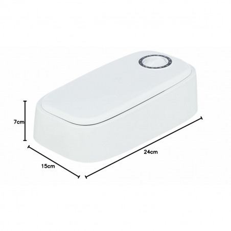 Pet feeding dish Trixie White Black Plastic 300 ml