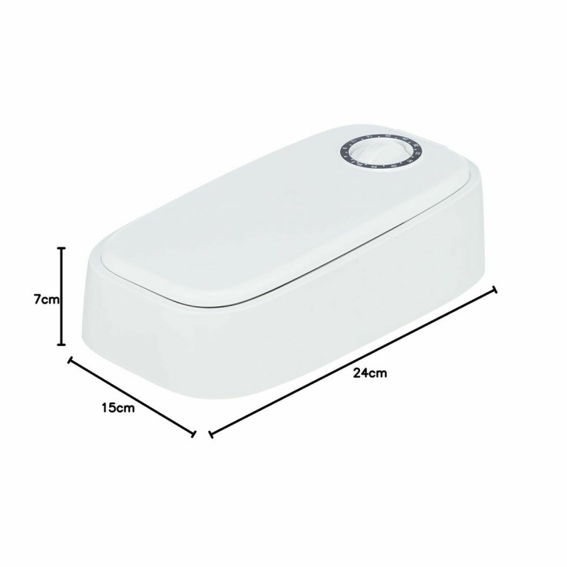 Pet feeding dish Trixie White Black Plastic 300 ml