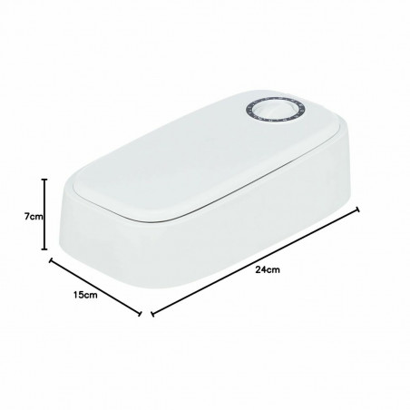 Pet feeding dish Trixie White Black Plastic 300 ml