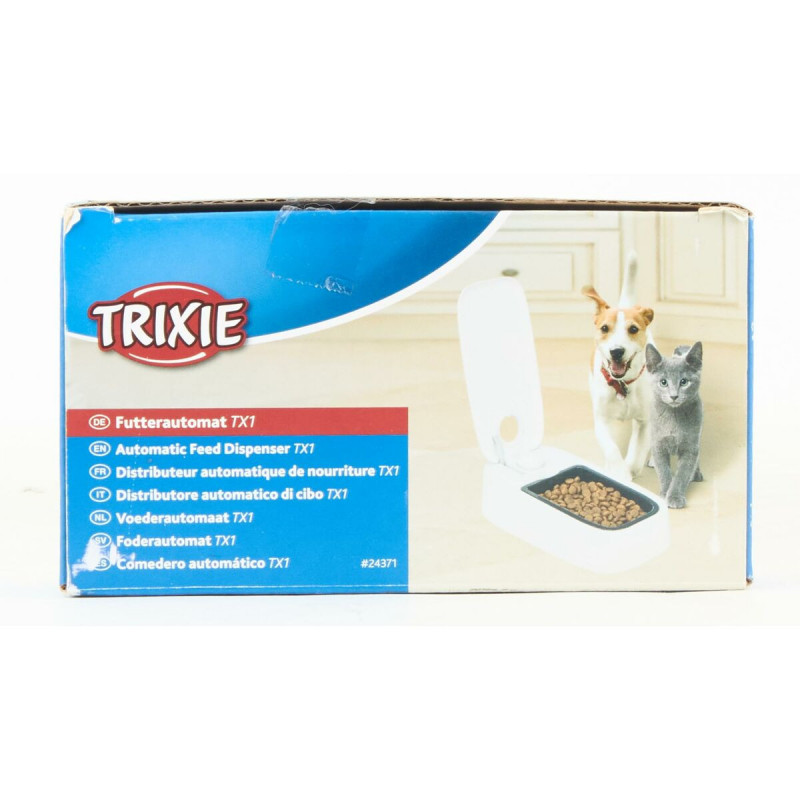 Pet feeding dish Trixie White Black Plastic 300 ml