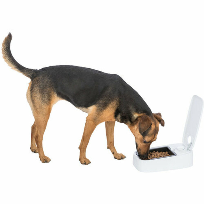 Pet feeding dish Trixie White Black Plastic 300 ml