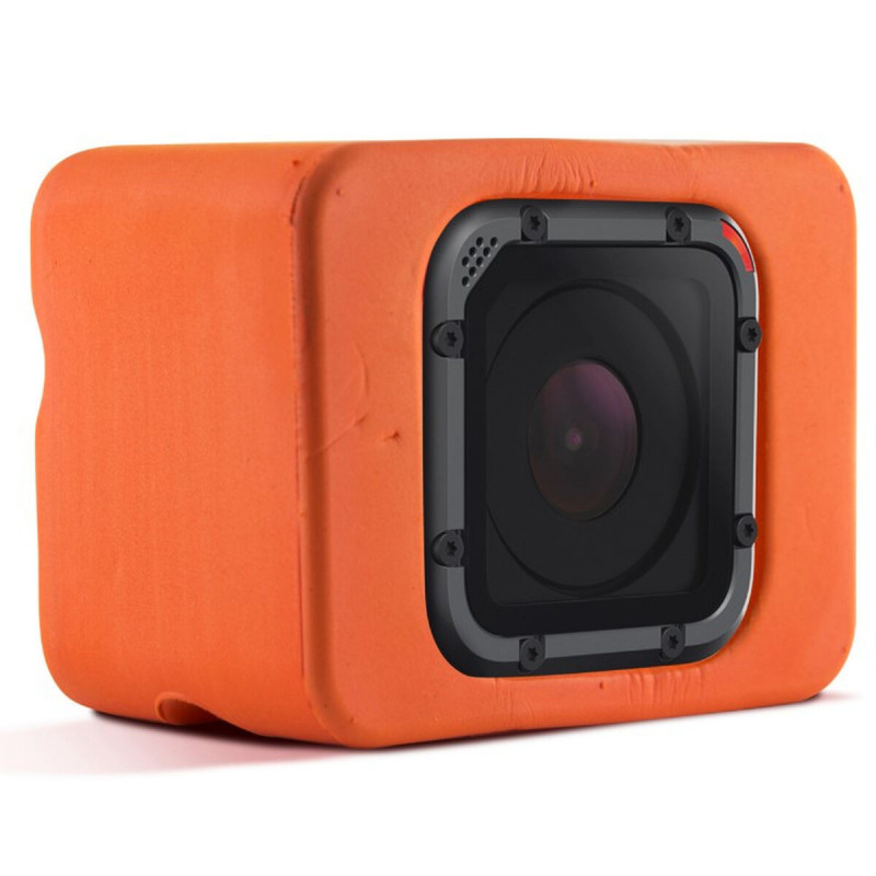 Schwimmendes Schwamm-Gehäuse für die Go Pro Hero 5 Session KSIX Orange