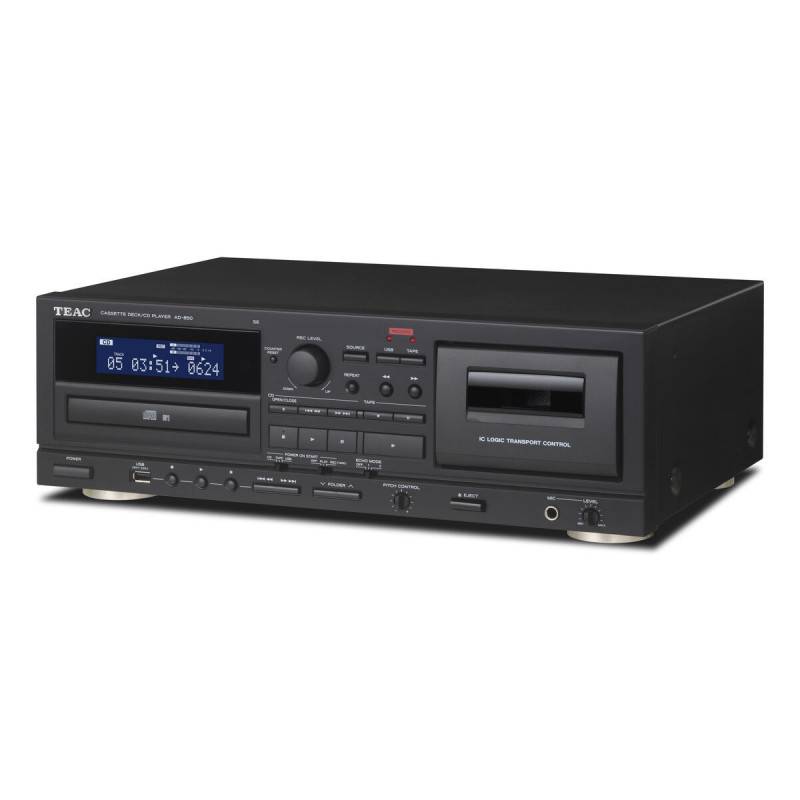 Rádio CD Teac AD-850-SE/B