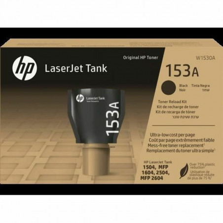 Toner HP Kit de recarga de tóner Original HP 153A LaserJet Tank negro Black
