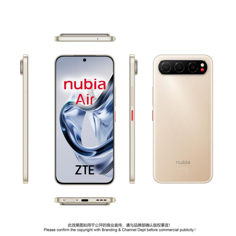 Smartphone Nubia Nubia Air 5G 6,78" Octa Core 8 GB RAM 256 GB Oro