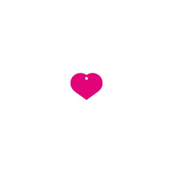 Identifikationsschild für Halsband Imarc Heart Rosa
