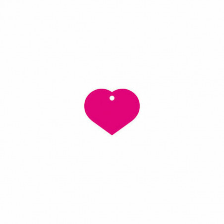 Targhetta per collana Imarc Heart Rosa