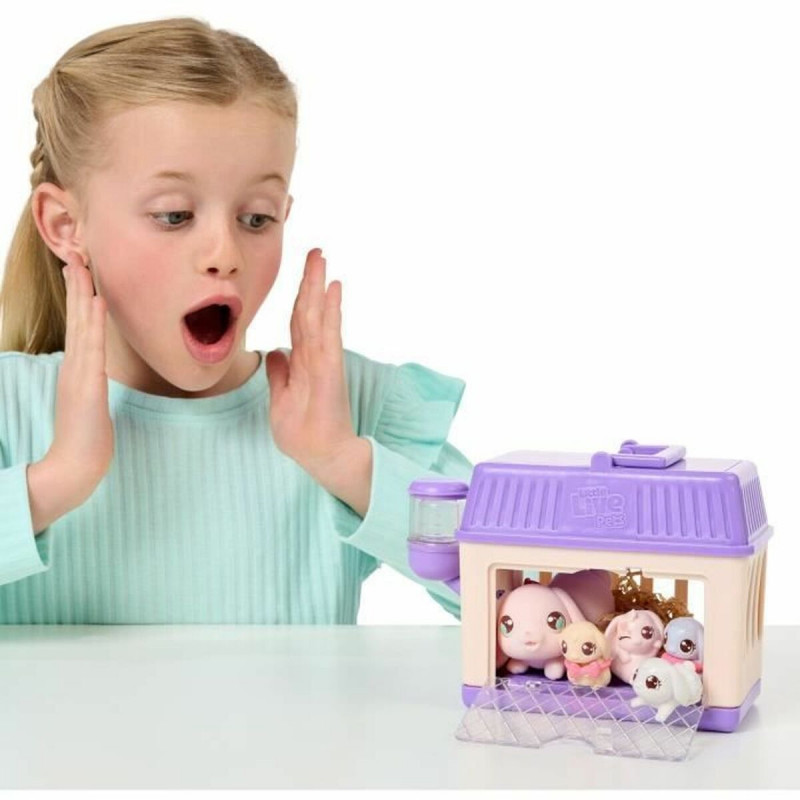 Plüschtier Little Live Pets Mama Surprise Rabbits Rosa Rose Plüsch Hase