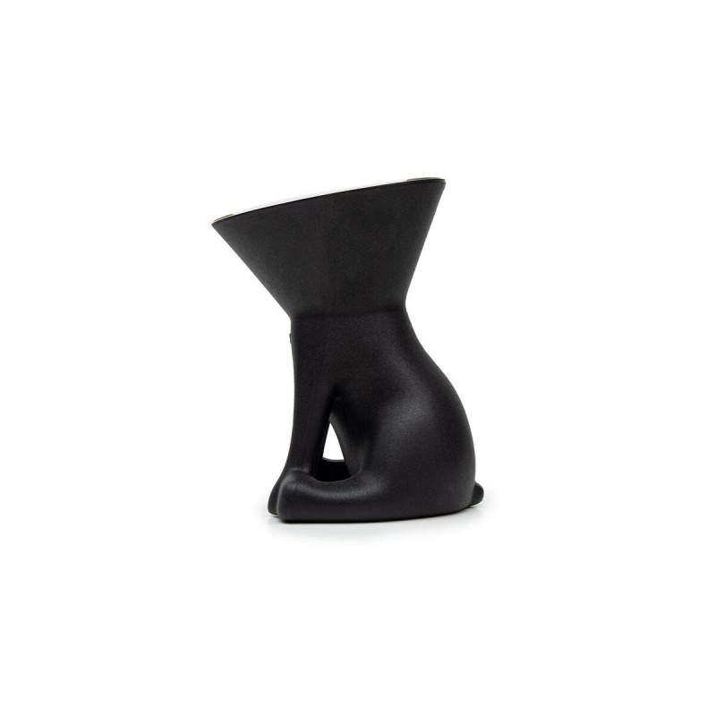 Dog Feeder United Pets Up Elisabeth Black Stainless steel Polyethylene 1 L