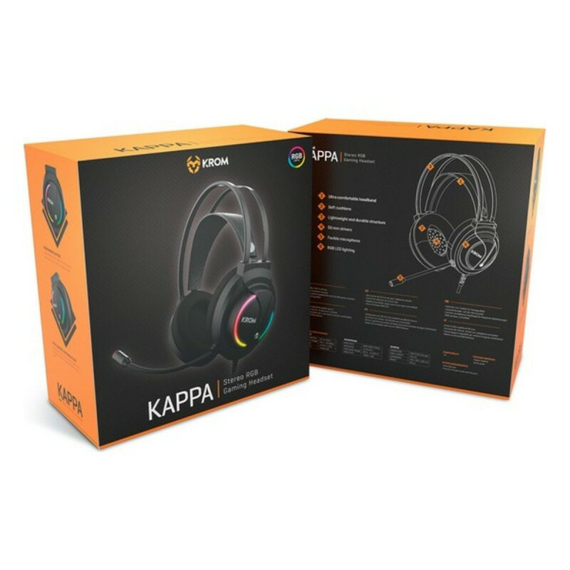 Gaming Headset mit Mikrofon Krom Kappa