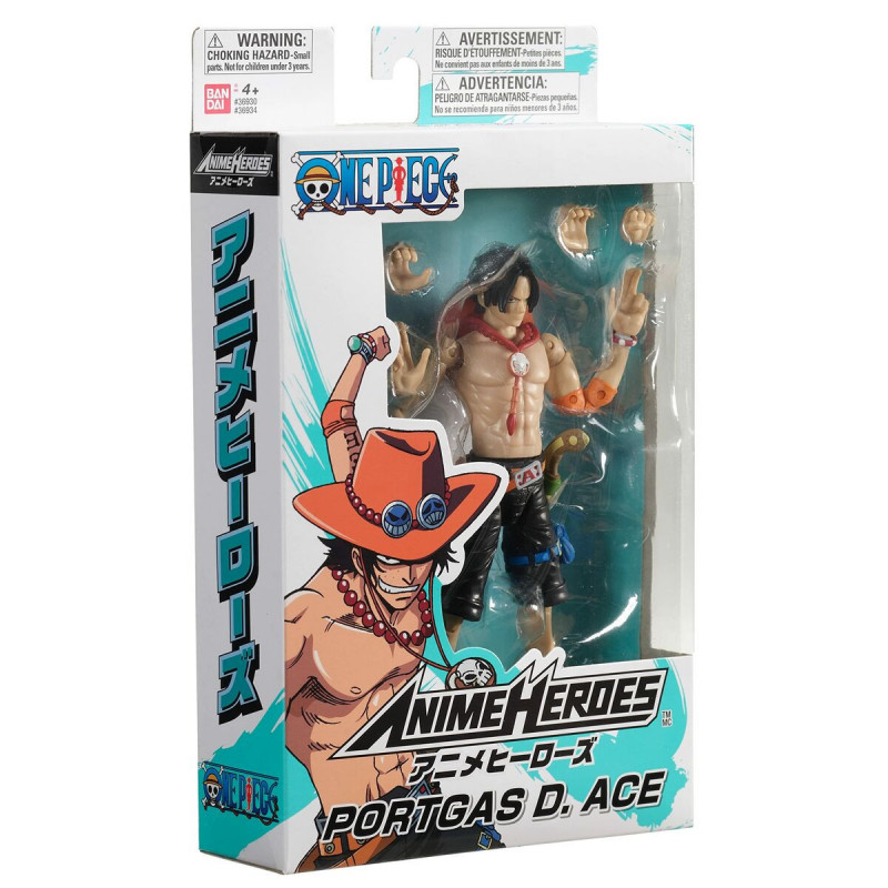 Personaggi d'Azione One Piece Bandai Anime Heroes: Portgas D. Ace 17 cm