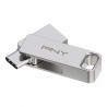 USB Pendrive PNY PFDI64GDULINKTYCG Silberfarben Stahl 64 GB