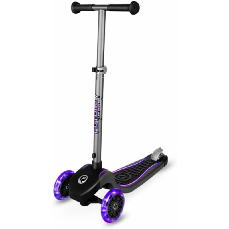 Patinete Ociotrends Eco Future Scooter Morado 3 ruedas