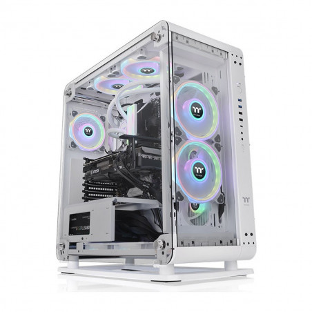 Boîtier ATX semi-tour THERMALTAKE Core P6 TG Snow Blanc