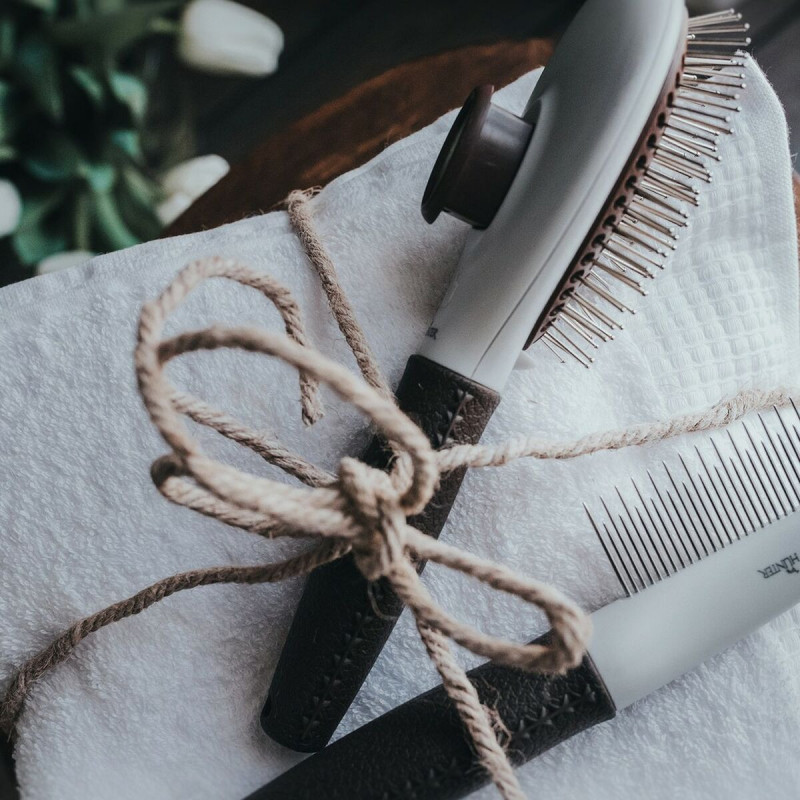 Escova Desembaraçante Hunter Limpeza automática