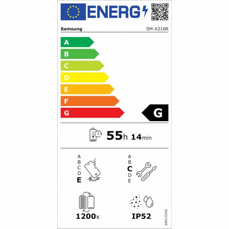 Tablette Samsung A9+ X216 5G 8 GB RAM Graphite 11" 128 GB