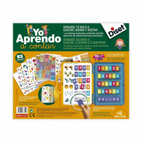 Jogo Educativo Diset 63752 Jogo Aprendo a Somar e Subtrair