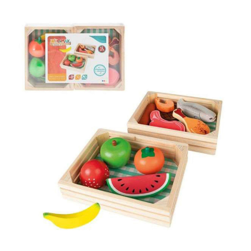 Set de jouets alimentaires Woomax 46471 (12 pcs)
