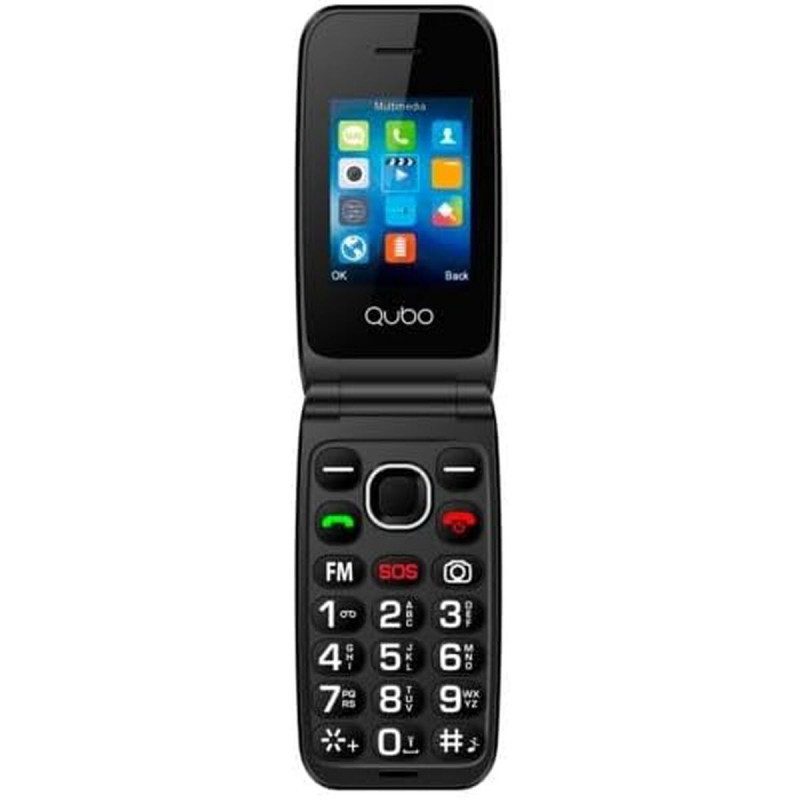 Cellulare per anziani Qubo P-210NW 4G Nero 128 GB Single Core