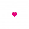 Placa identificativa para collar Imarc Heart Rosa